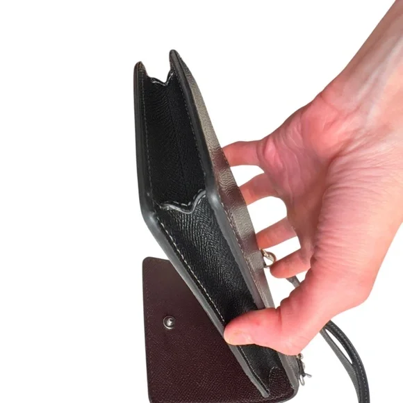 Coach black leather north south crossbody bag CM235 - Picture 13 of 13